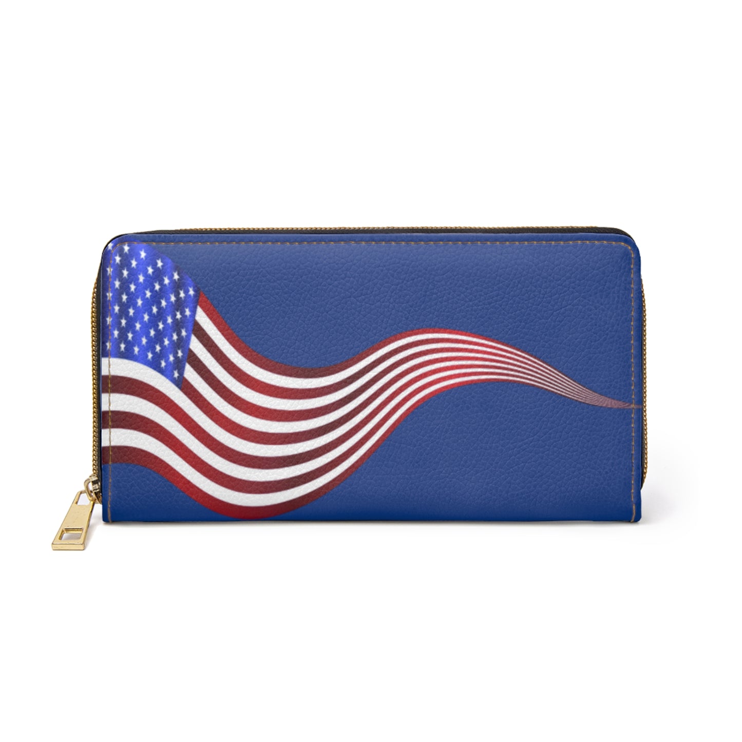 Blue Patriot Zipper Wallet