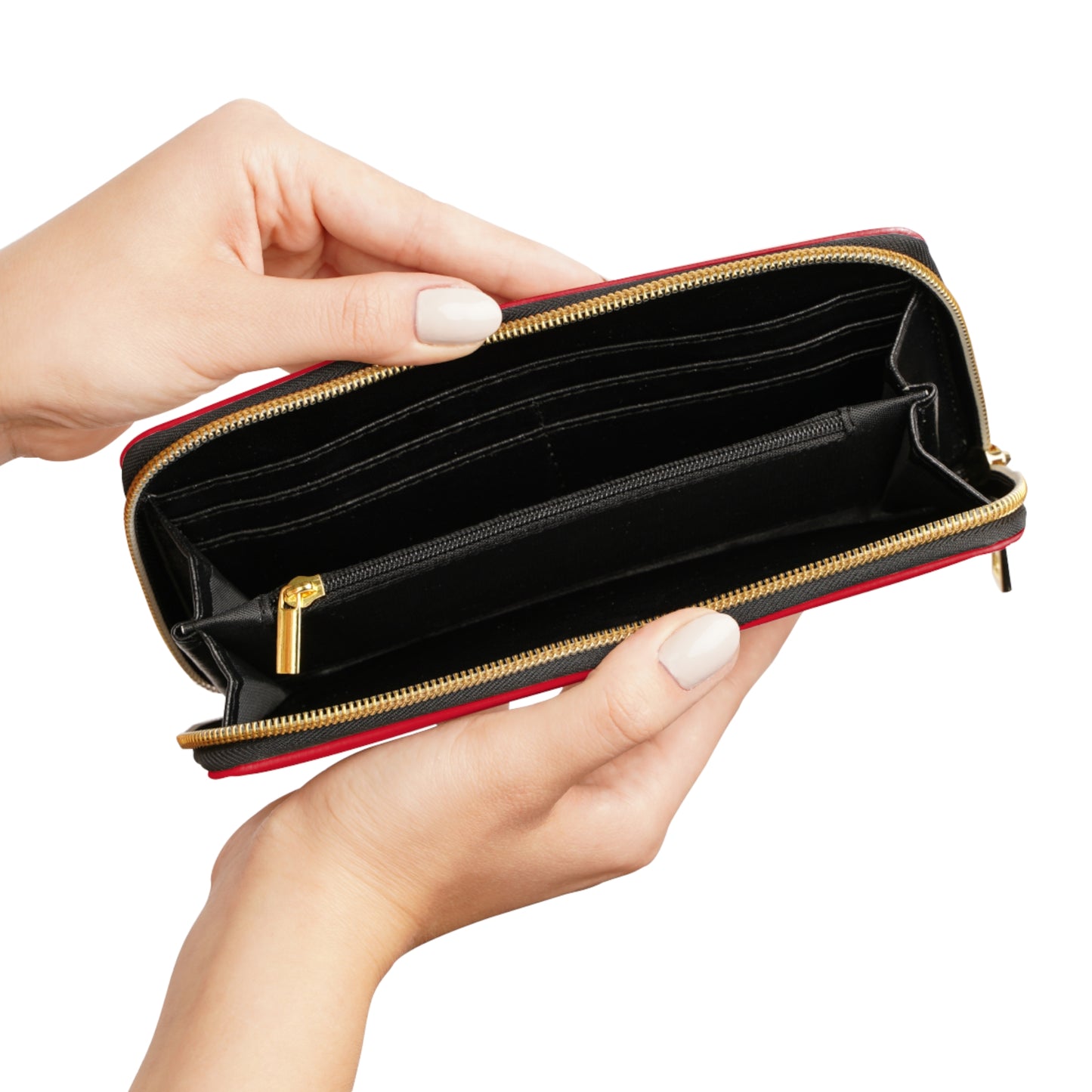 Red Zipper Wallet